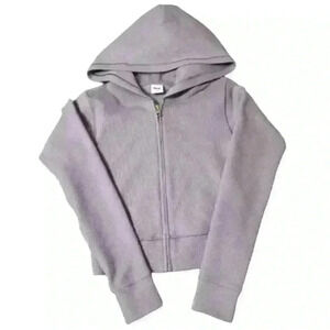 Purple ash TNA WAFFLE  ZIP HOODIE